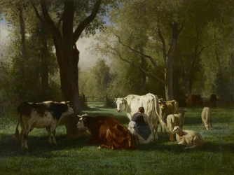 Landscape with Cattle and Sheep